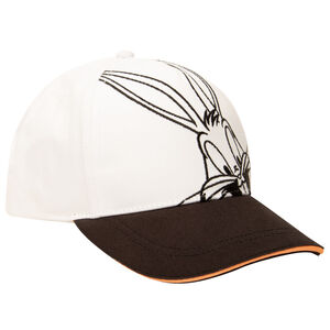 Gorra bicolor bordada de Bugs Bunny Looney Tunes para niño 
