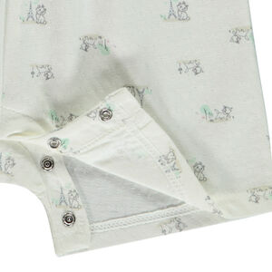 Mono de punto pointel estampado Marie Disney para bebé niña 