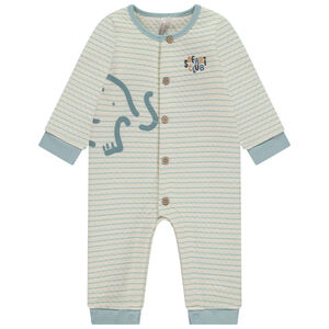 Pelele de punto con rayas para bebé niño 