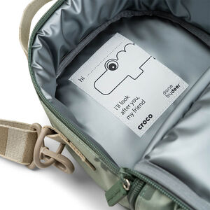 Mochila isotérmica para niño Croco verde 
