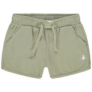 Short de punto con estampado de flamenco para niña 