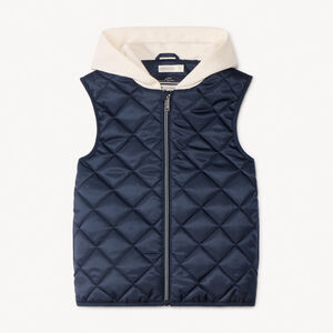 Doudoune sin mangas acolchada con capucha para niño 