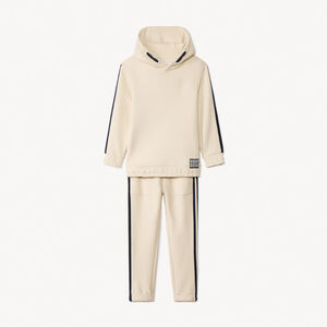 Conjunto de chándal de molleton con bandas para niño 