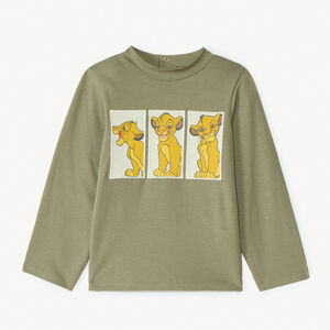 Camiseta térmica con parches de Simba Disney para bebé niño 