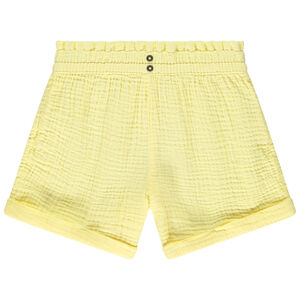 Short uni de gasa doble para niña 