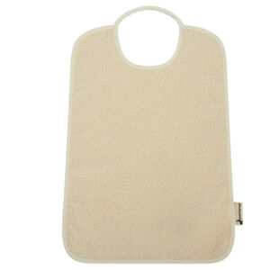 Lote de 3 baberos de toalla con cuello elástico amarillo 