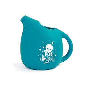 Regadera de baño de silicona azul 