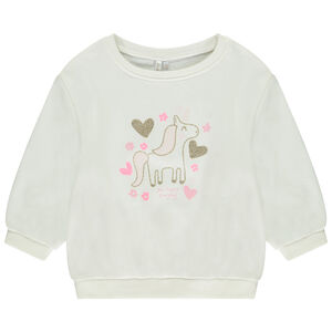Sudadera oversize estampada para bebé niña 