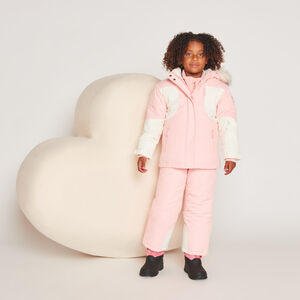 Chaqueta de esquí impermeable efecto color block para niña 