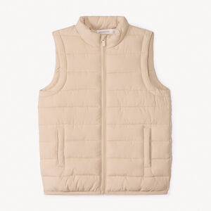 Chaleco acolchado sin mangas liso para niño 
