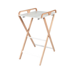 Mesa cambiador plegable Jade - bicolor natural/blanco 