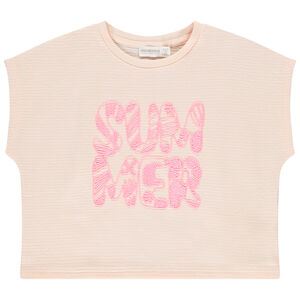 Camiseta de manga corta con forma caja para niña fantasía 