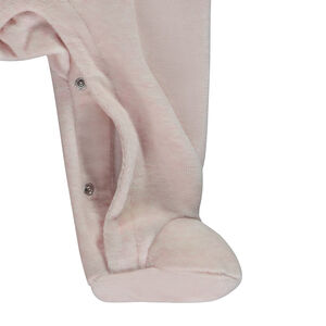 Pelele de terciopelo Stitch & Angel Disney para niña con aberturas según la edad Main Pelele de terciopelo Stitch & Angel Disney para niña con aberturas según la edad