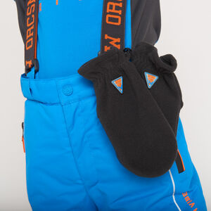 Par de manoplas lisas de micropolar para niño 