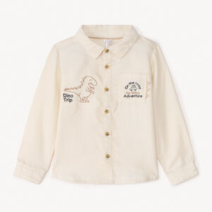 Camisa de manga larga con estampado de dinosaurios para bebé niño 