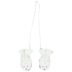 Moufles de esquí Souris unidas y con cremallera para niña 