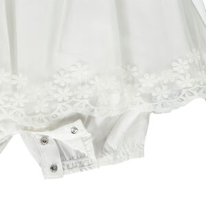 Combinaison corta de ceremonia efecto 2 en 1 para niña 