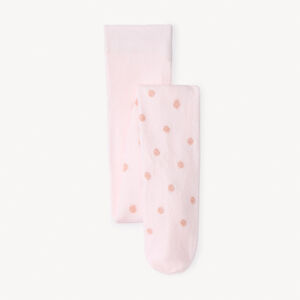 Medias gruesas con estampado de lunares brillantes para bebé niña 