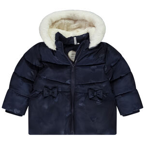 Chaqueta de abrigo con capucha para bebé niña 