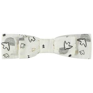 Banda con lazo estampado fantasía para bebé niña 