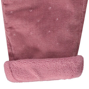 Pantalón slim de terciopelo milera estampado de estrellas para bebé niña 