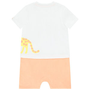 Pack de 2 peleles cortos efecto 2 en 1 para bebé niño 