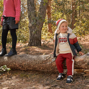 Conjunto sudadera fantasía con oso y pantalón jogging para bebé niño 