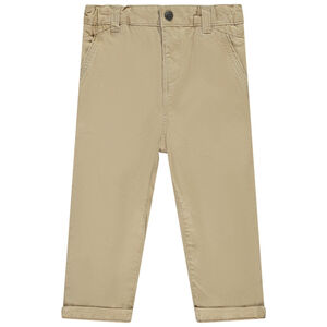 Pantalón chino de piqué liso para bebé niño 