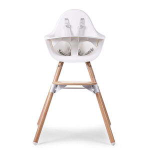 Chaise Haute Evolu 2 - Naturel/Blanc 