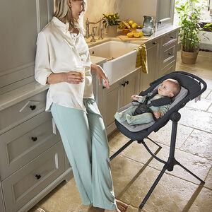 Transat regulable en altura Uppy gris 