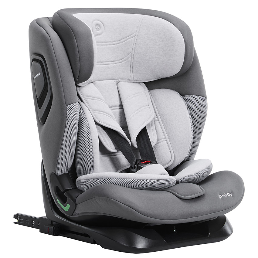 Silla de auto Isofix y i-Size 76-150 cm P-Way gris 
